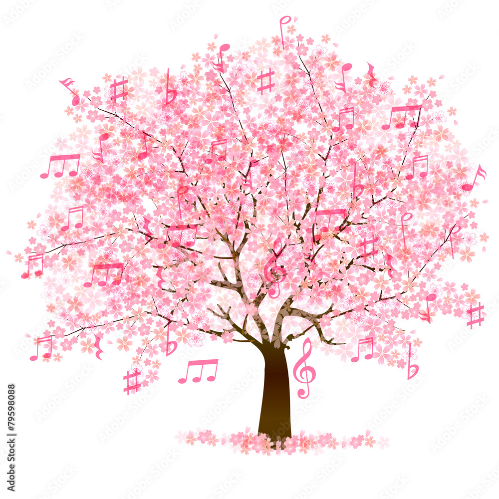 Fototapeta premium 桜 花 背景