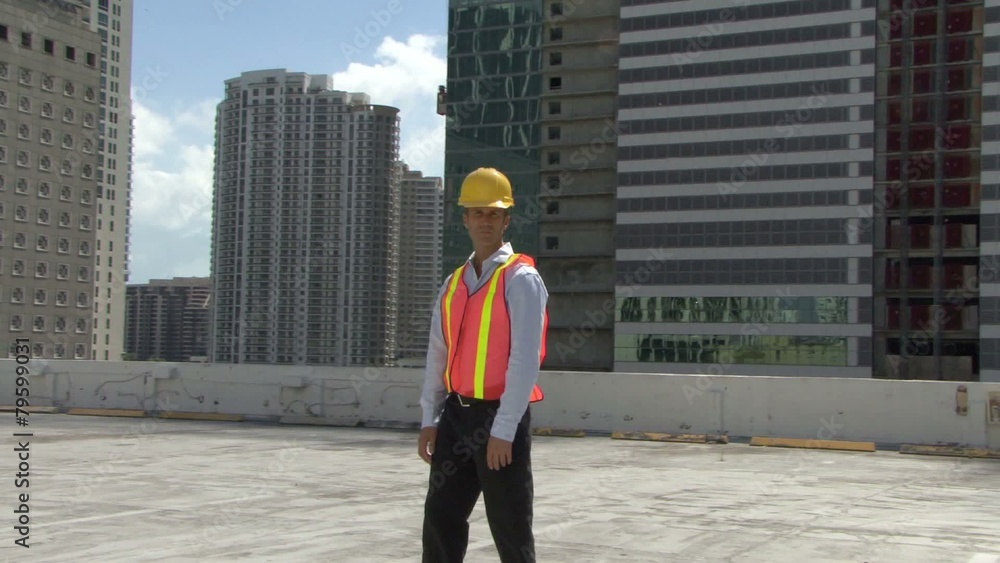 Portrait of female construction worker Portrait of female construction worker