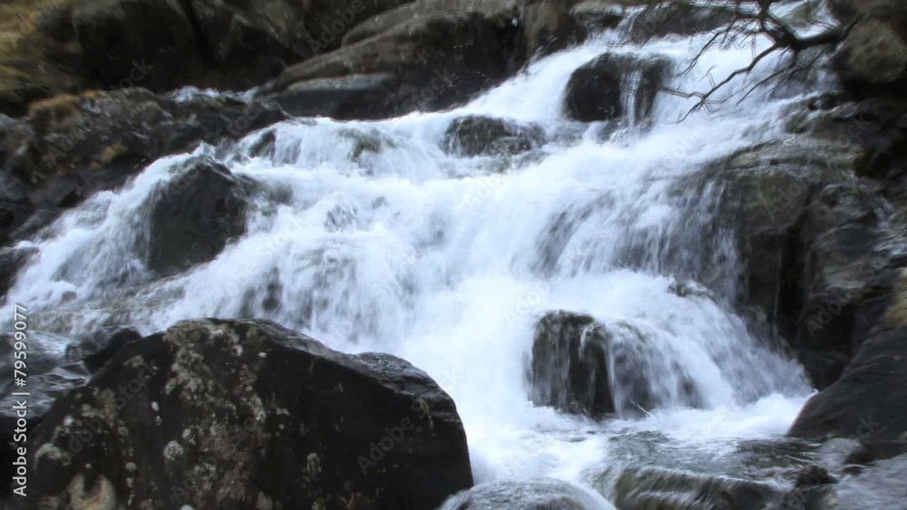 Zoom out on waterfall Zoom out on waterfall