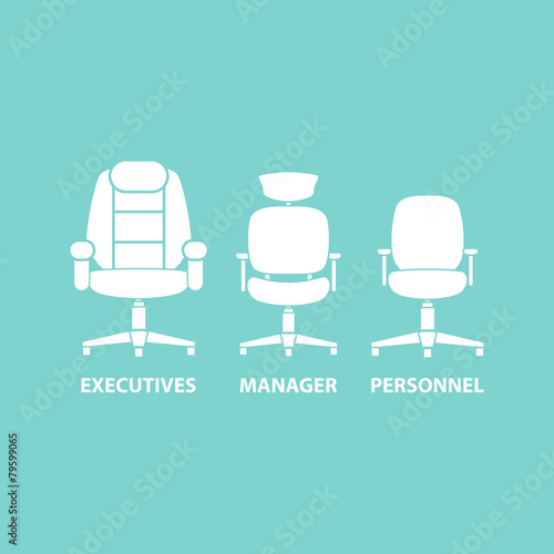 Organizational Chart  ,Executive chair, manager chair, staff cha