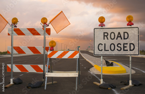 Road closed photo