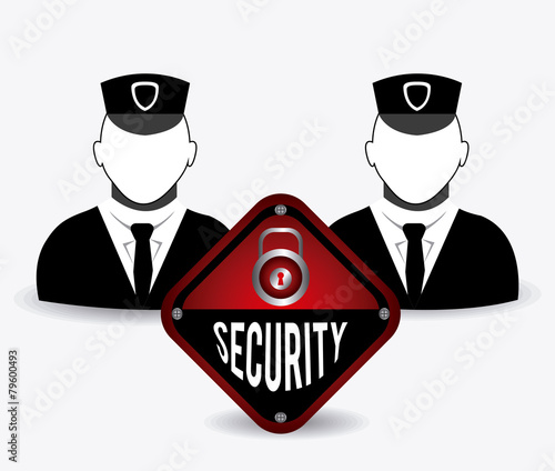 Security design, vector illustration.