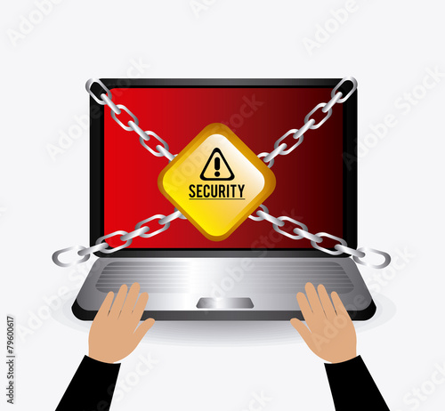 Security design, vector illustration.