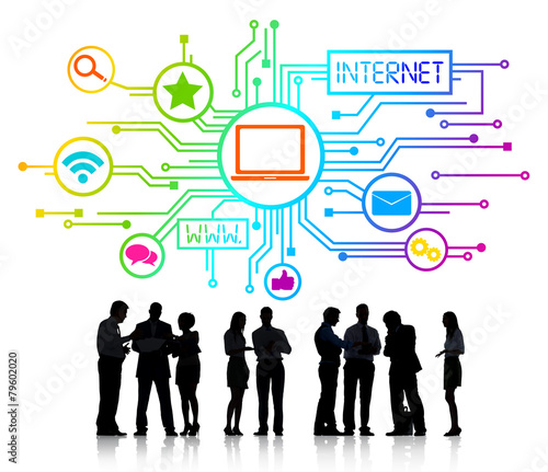 Business People Communication Internet Concept