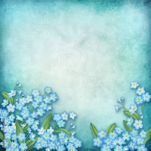 Vector floral composition