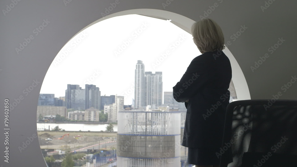 Businesswoman standing in conference room Businesswoman standing in conference room