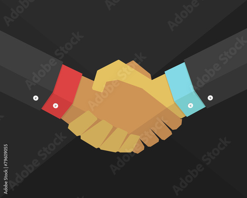 Businessman shaking hands