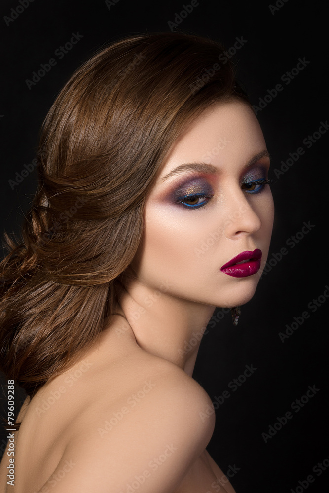 Portrait of young pensive aristocratic woman Portrait of young pensive aristocratic woman