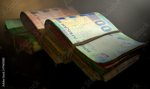 Quadro su tela Rand Note Bundles Assorted