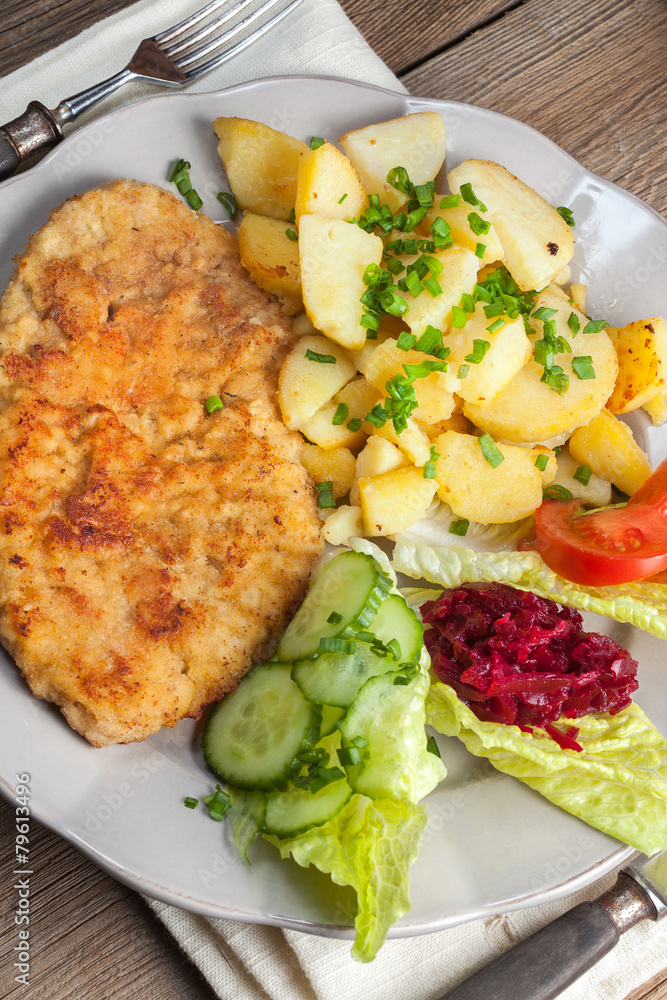 Fried pork chop. Fried pork chop.