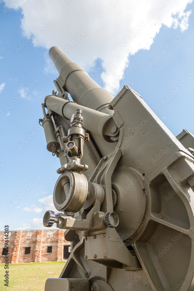 Old weapons - anti-aircraft guns, after war in Croatia Old weapons - anti-aircraft guns, after war in Croatia