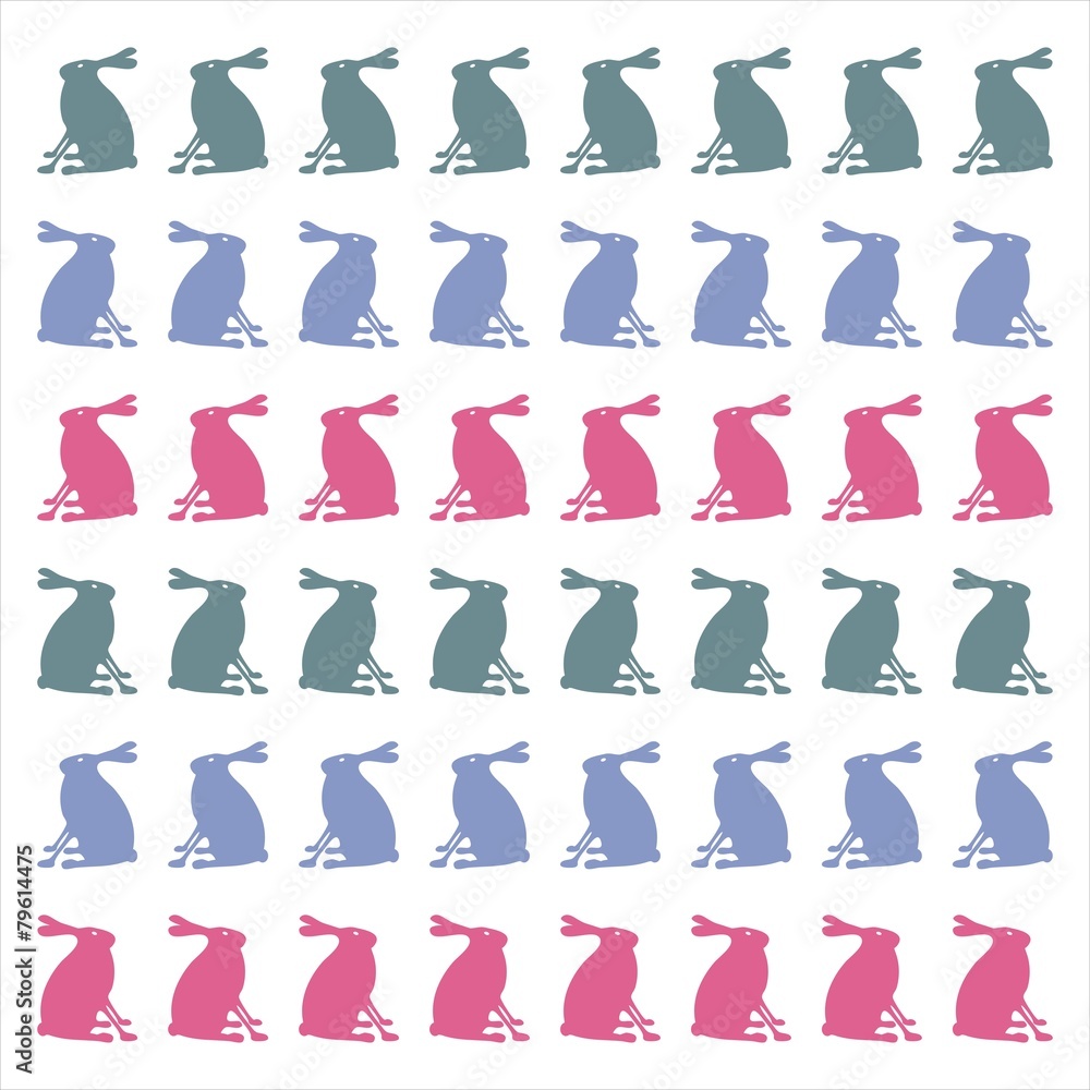 Obraz premium Easter Bunny series color wrapping paper
