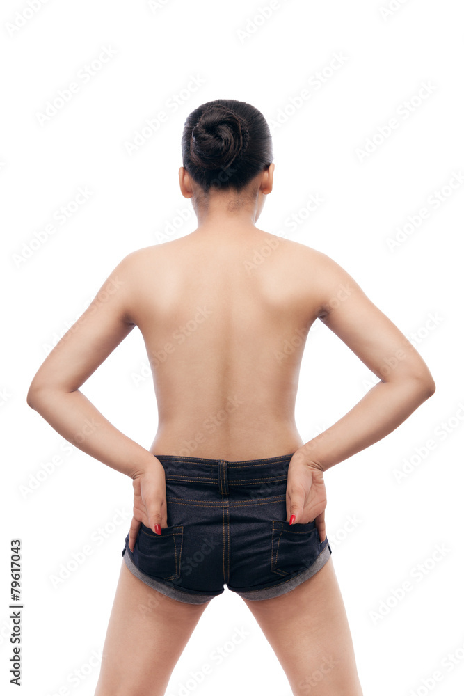 Fototapeta premium Indian Woman with hands in back pocket