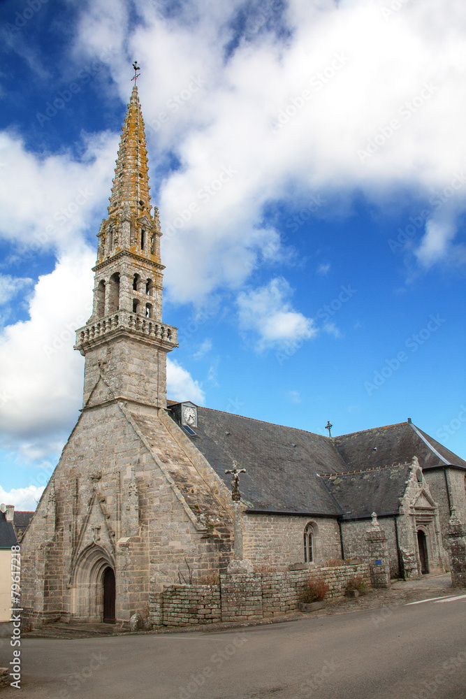 Fototapeta premium Eglise Saint Magloire à Mahalon, Finistère, Bretagne