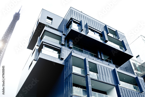Canvas Print habitation paris
