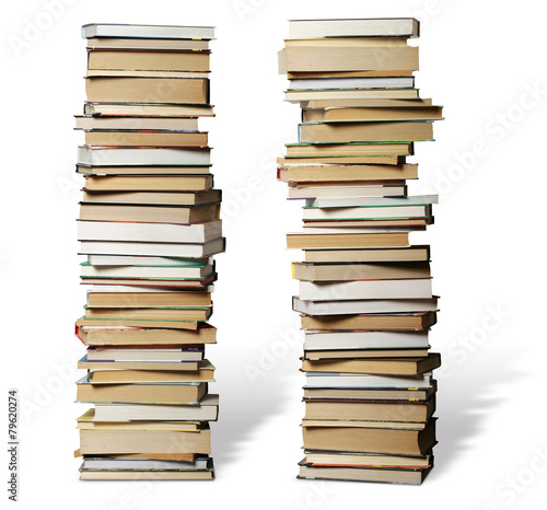 many books on each other