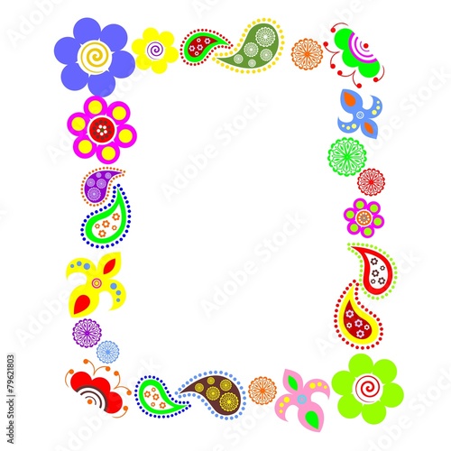 flowers frame