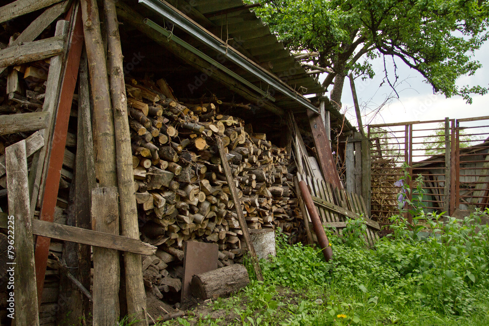 wooden texture in country
