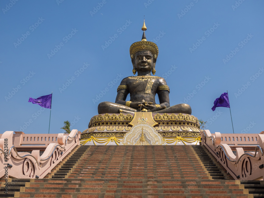 Obraz premium Statue at Wat Traiphum, Petchabun, Thailand