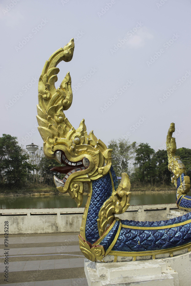 Fototapeta premium Places of worship and temple art of Thailand.