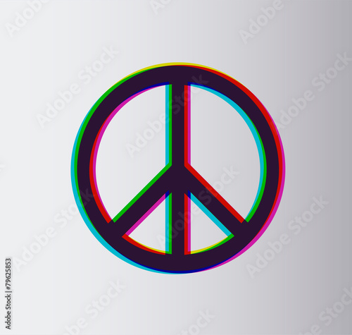 Peace sign. Peace icon