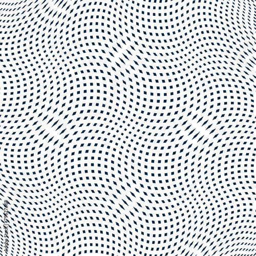 Optical illusion, creative black and white graphic moire backdro
