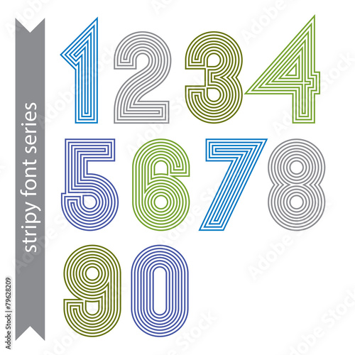 Stripy geometric numbers ma...