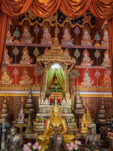Paintings at Wat Phra That Suthon Mongkon Kiri, Phrae, Thailand © lrwilk