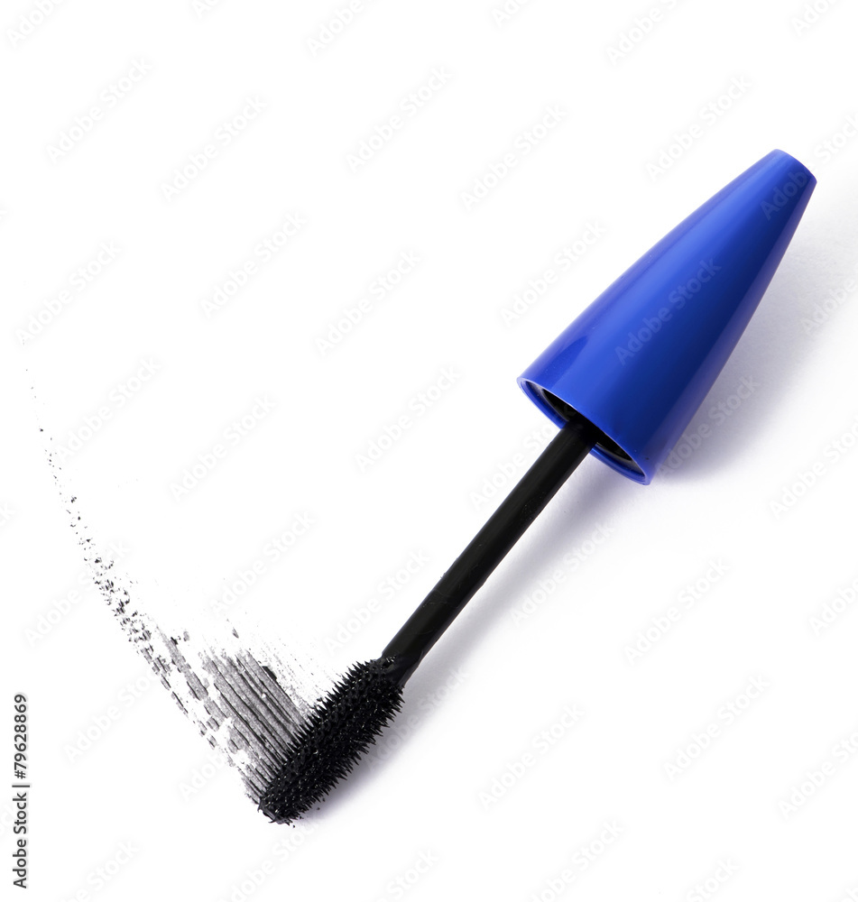 Mascara brush on background Mascara brush on background
