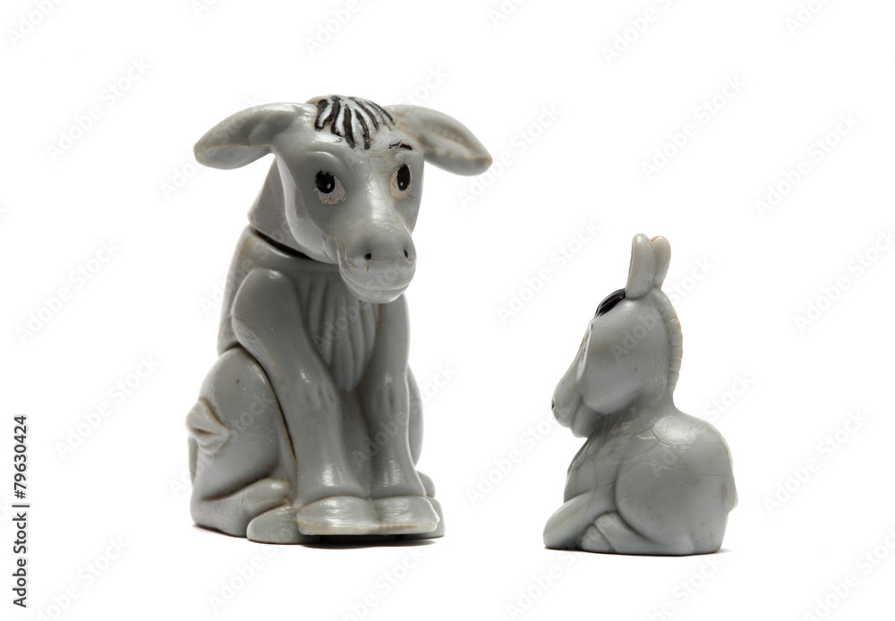 Two old toys and a great little donkeys Two old toys and a great little donkeys