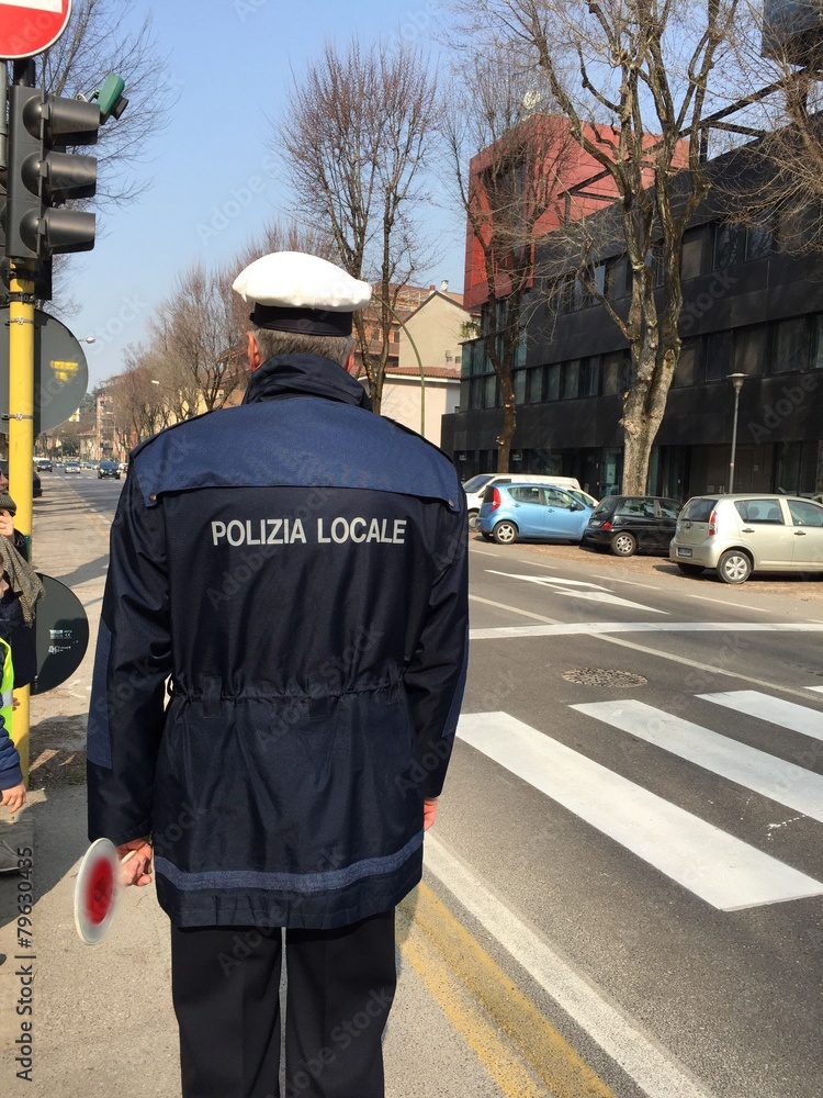 Foto Stock vigile urbano Adobe Stock