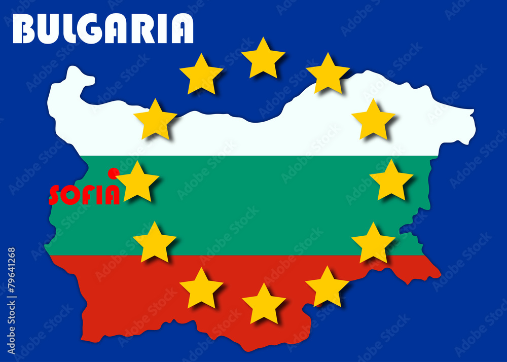Obraz premium Bulgaria, EU