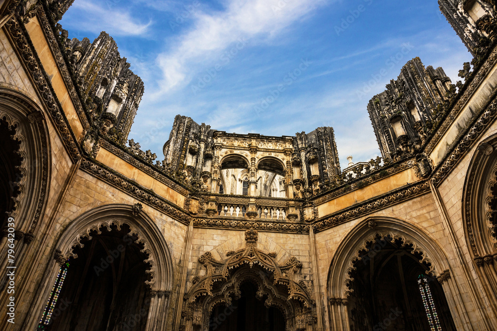 Capella of Batalha Dominican medieval monastery, Portugal