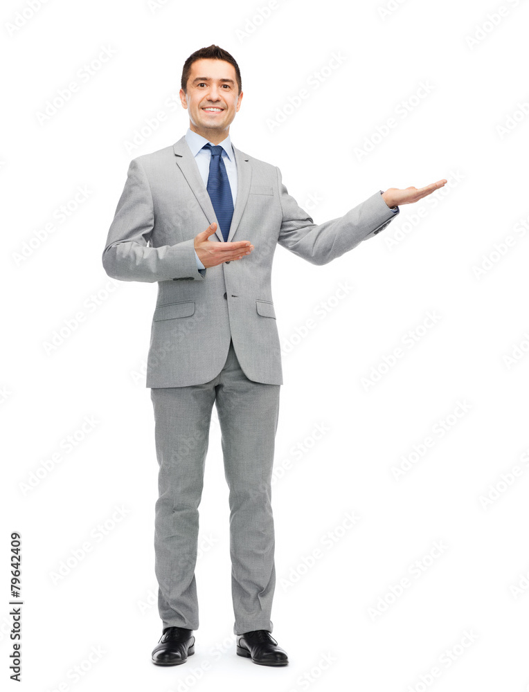 happy smiling businessman in suit happy smiling businessman in suit