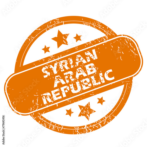 Syrian Arab Republic grunge icon