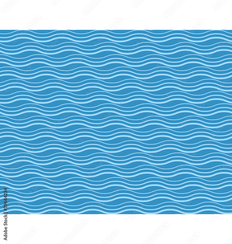 Seamless sea pattern. Blue and light blue waves Seamless sea pattern. Blue and light blue waves