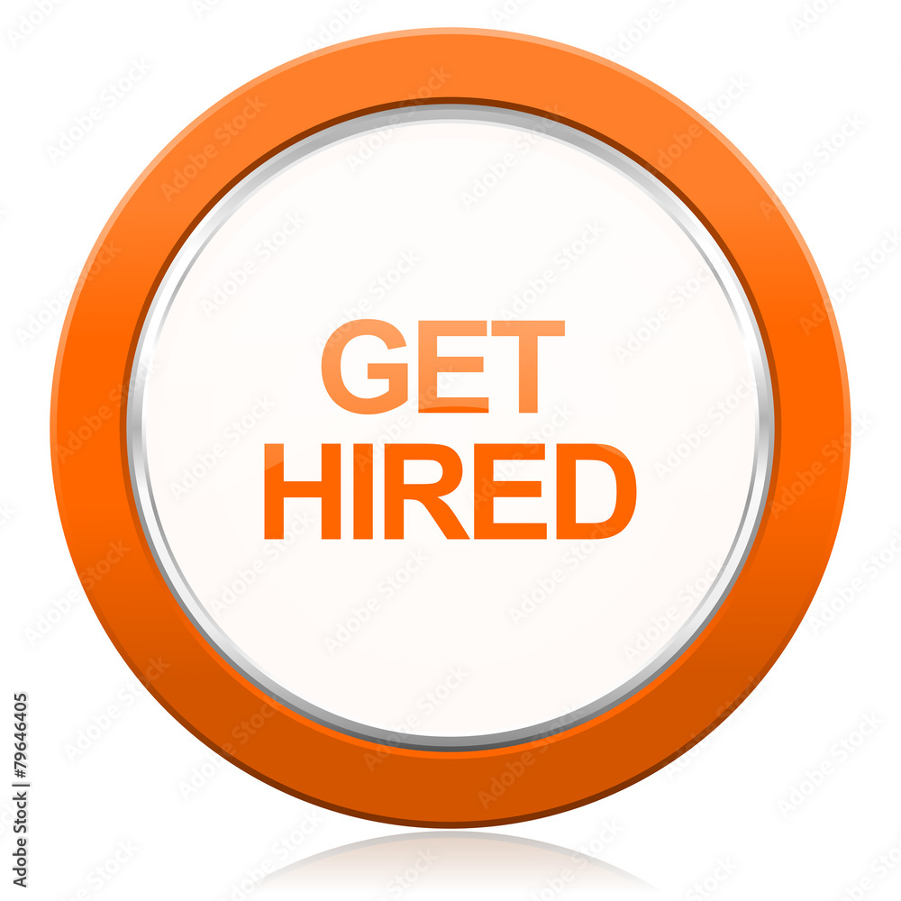 get hired orange icon get hired orange icon