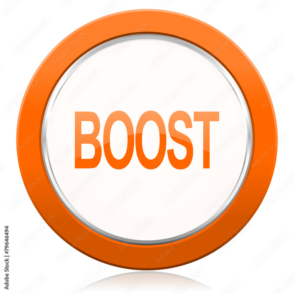 boost orange icon boost orange icon