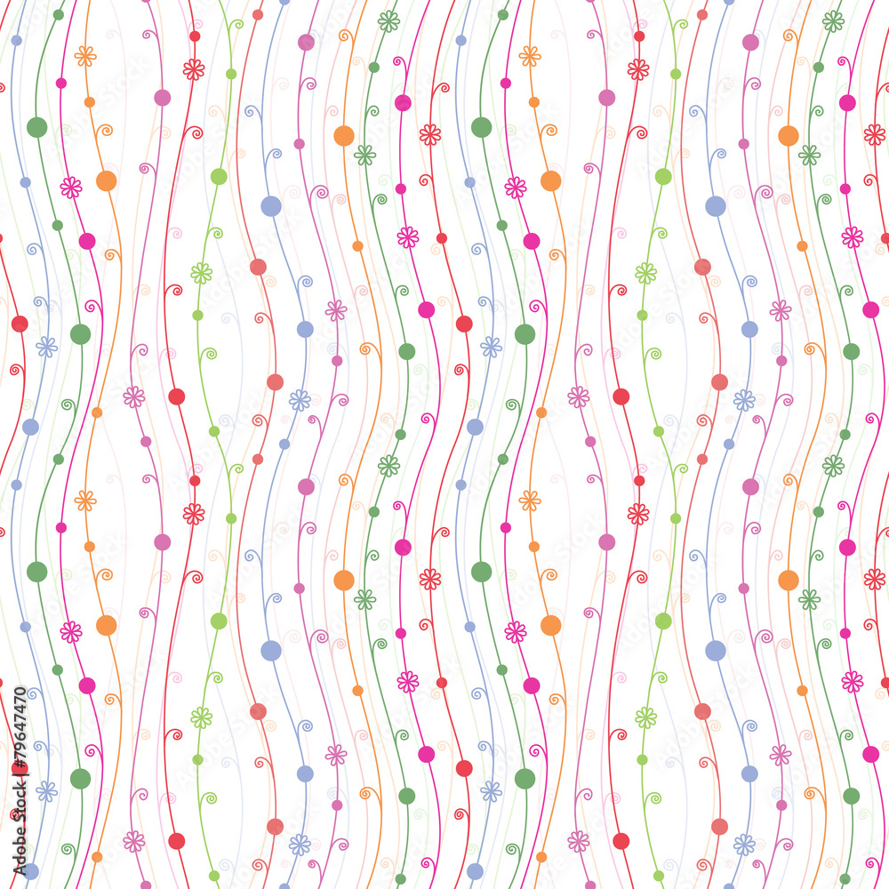 Seamless pattern with plants Seamless pattern with plants