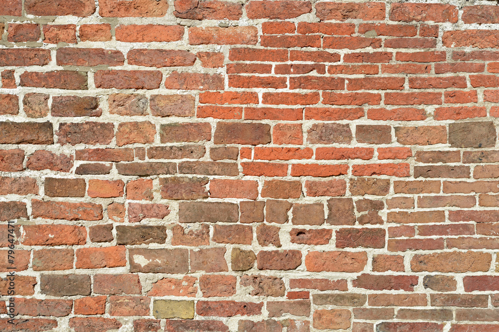 Obraz premium old bricks stone wall in various colors