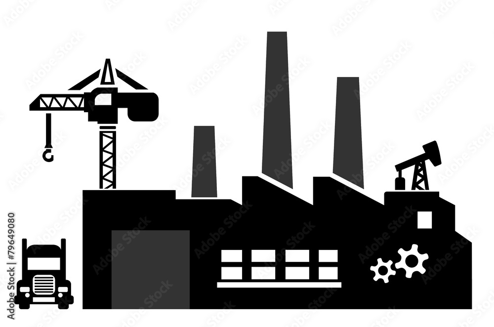 Fototapeta premium Usine industrielle