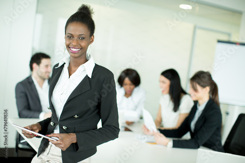 Young woman in the office