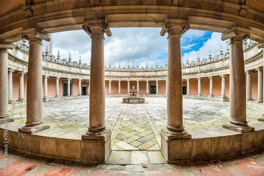 Fototapeta premium Monastery Courtyard