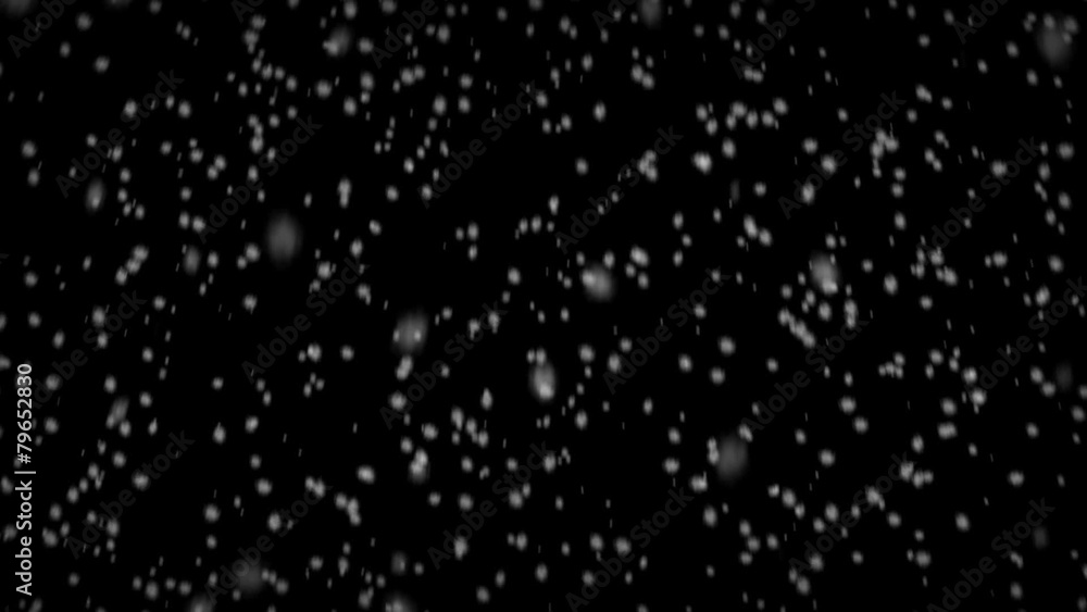 Computer generated snowfall Computer generated snowfall