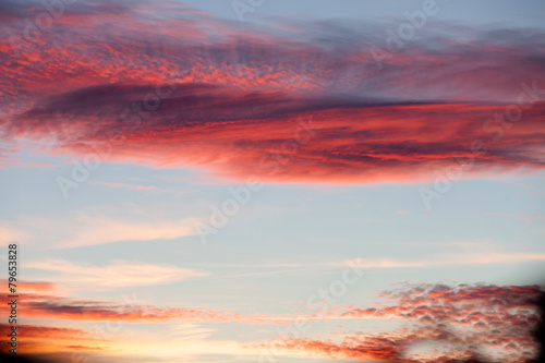 Idyllic red sky © Gelpi