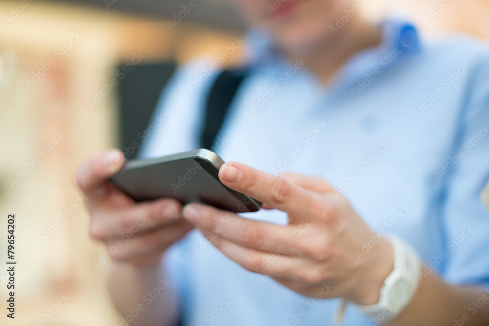 Typing on Smart phone Typing on Smart phone