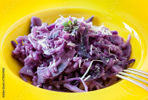 Red Cabbage Risotto