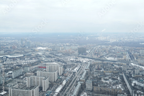 View from Ostankino television tower © Dmitry Vereshchagin