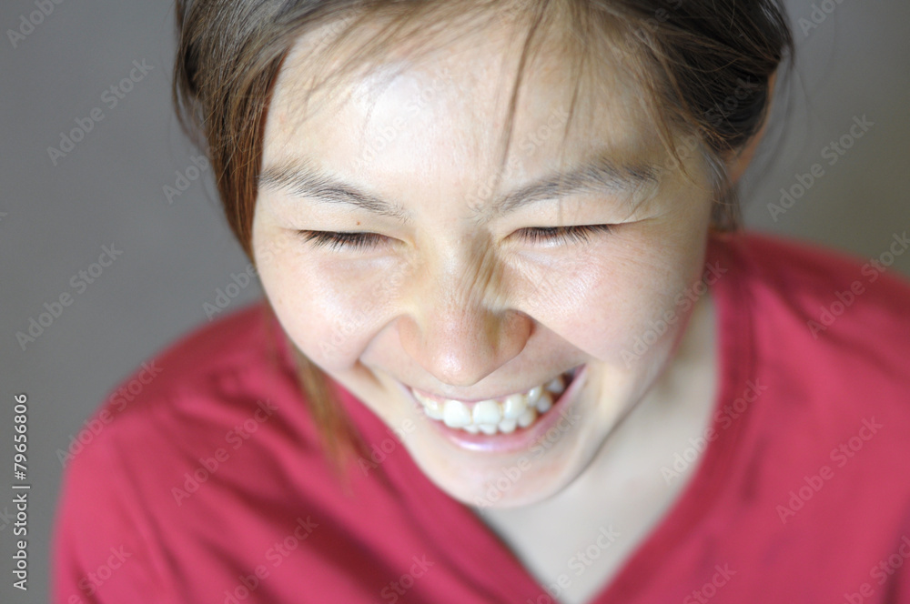 Asian young woman smiling Asian young woman smiling