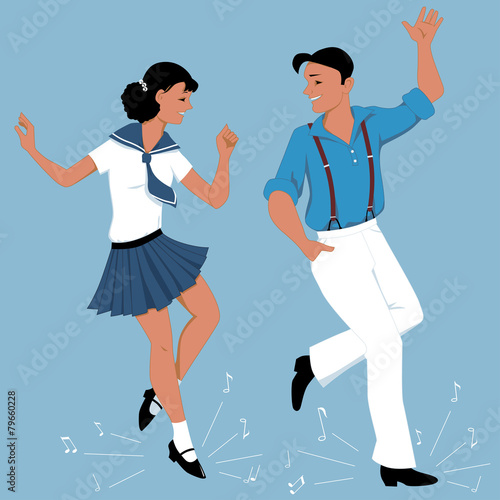 Tap Dancing couple